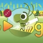 google doodle cricket