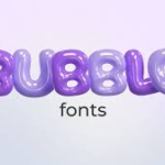 bubble font