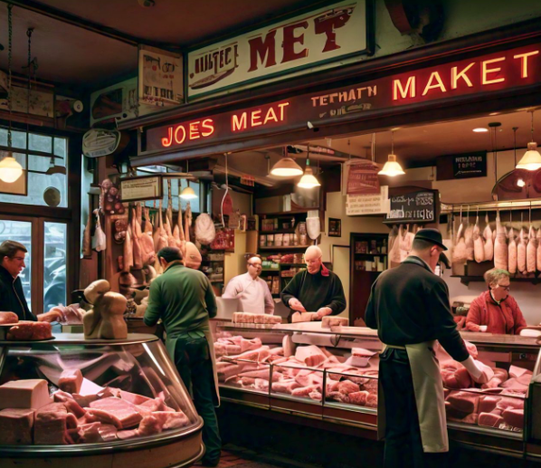 Joes meat market