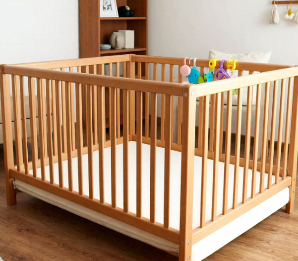 Wooden Baby Playpen 60x70 Inch