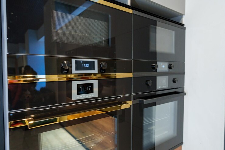 Luxury 30in Oven with Gold Trim