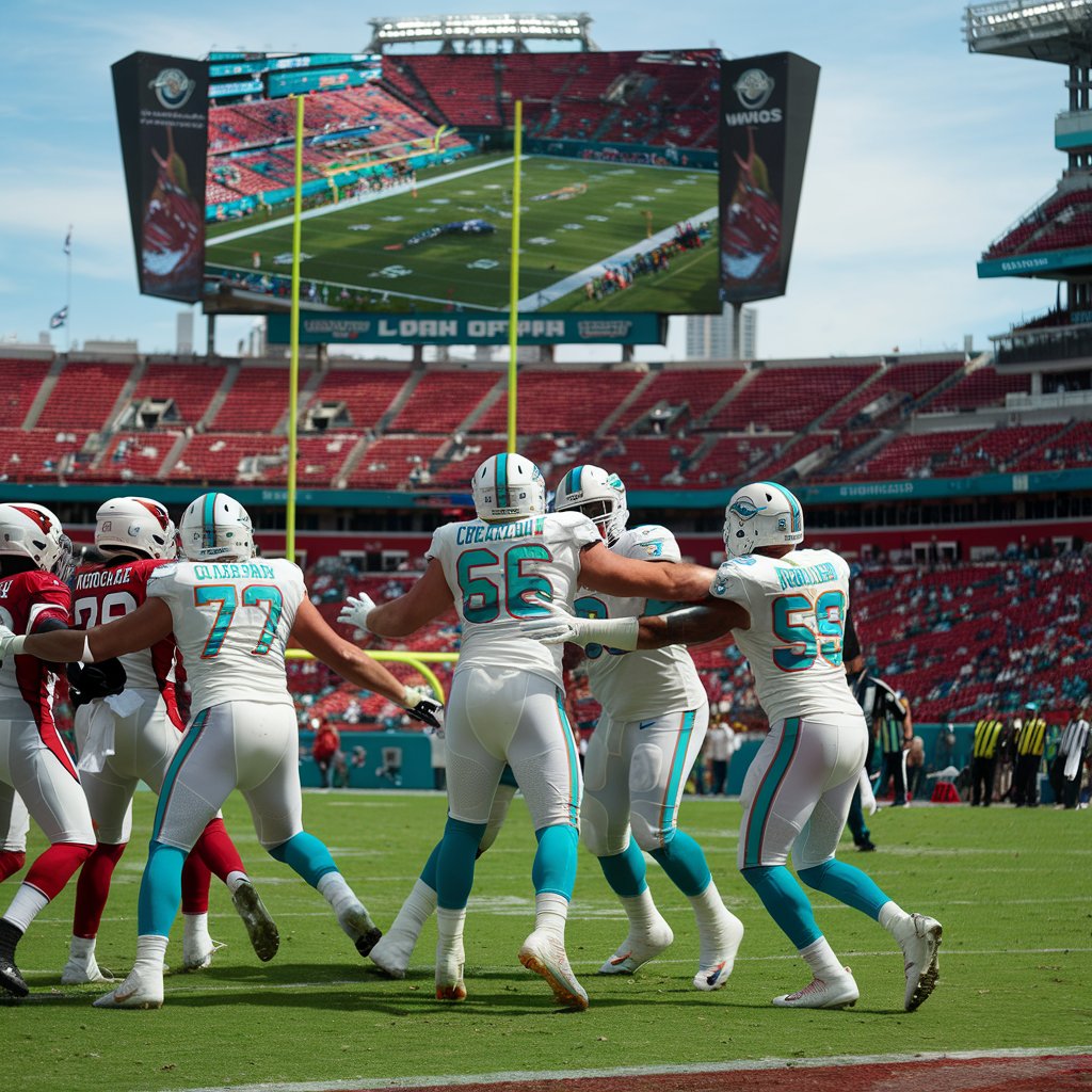 Miami Dolphins vs Arizona Cardinals Match Player Stats