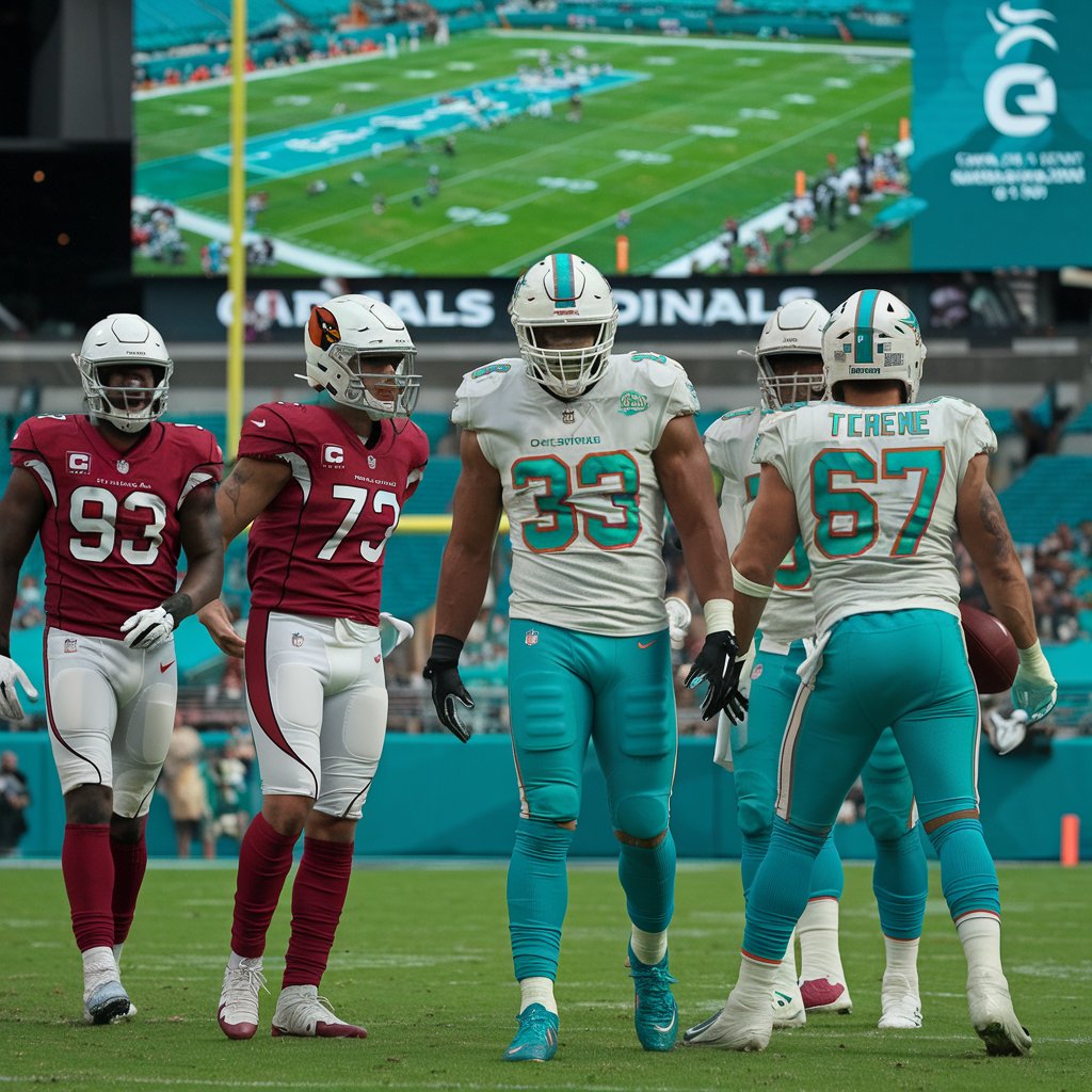 Miami Dolphins vs Arizona Cardinals Match Player Stats