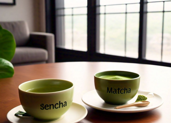 Green Tea Sencha and Matcha